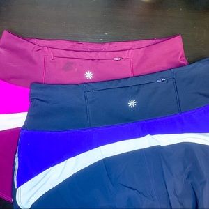 2 Athleta Shorts XS (fits small)